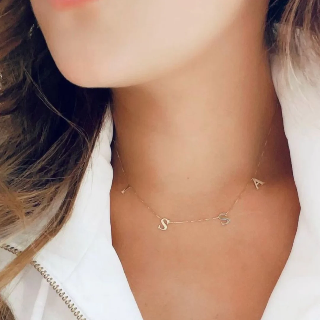 Gargantilla en oro diseño Caro Soto